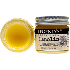 Legend's Creek Farm Nipple Balm bottle shows pure lanolin for lasting moisture