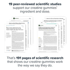 LEGION Creatine Gummies sour peach flavor close-up for daily supplementation