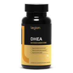 LEGION DHEA 50mg capsule for daily hormone balance and energy support
