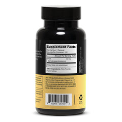 LEGION DHEA bottle back label lists ingredients and purity