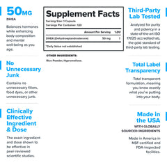 LEGION DHEA bottle front view promoting daily wellness