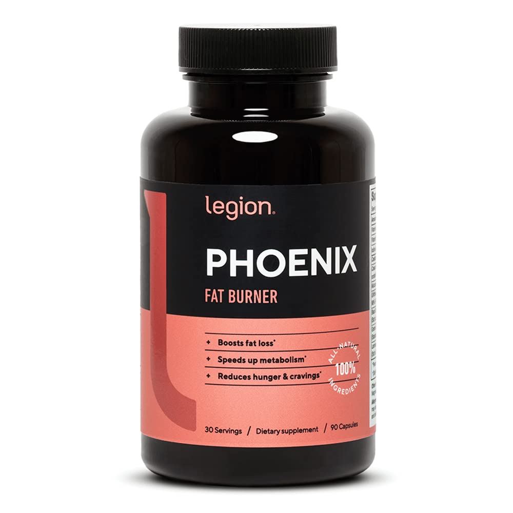 LEGION Phoenix bottle front view for easy daily use.