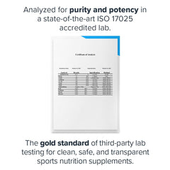 LEGION Plant+ chocolate powder with clean label emphasizes transparency and no artificial additives.