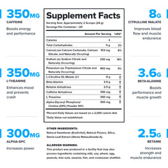 Legion Pulse Arctic Blast tub label emphasizes ingredient transparency and purity.