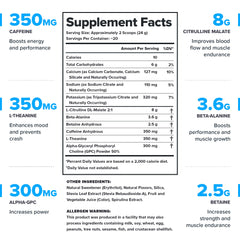 LEGION Pulse grape scoop measures precise doses for consistent workouts.