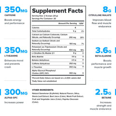 LEGION Pulse preworkout powder scoop shows precise dosing for workouts