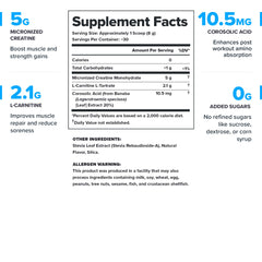 LEGION Recharge micronized creatine monohydrate powder for clean label support