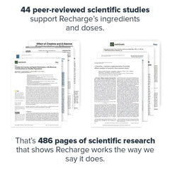 LEGION Recharge shaken with ice, showing flavor and convenient recovery routine.