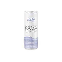 LEILO kava sparkling can front for a calm unwind after work