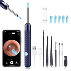 LEIPUT ear-wax removal 1080p camera delivers clear canal views for precise cleaning.
