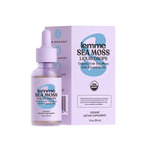 Lemme Irish Sea Moss Drops bottle for convenient daily wellness support.