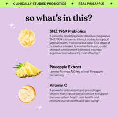 Lemme Purr pineapple serving highlights real fruit content