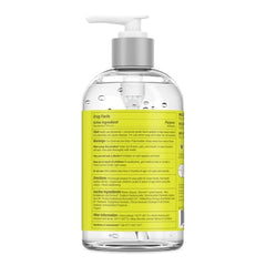 Lemyn Organics hand sanitizer gel bottle front view shows 12oz size