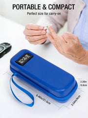 LengKe cooler interior layout fits insulin pens, syringes, and meters neatly.