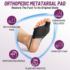 LEOWEER metatarsal pad breathable mesh enhances airflow and daily comfort