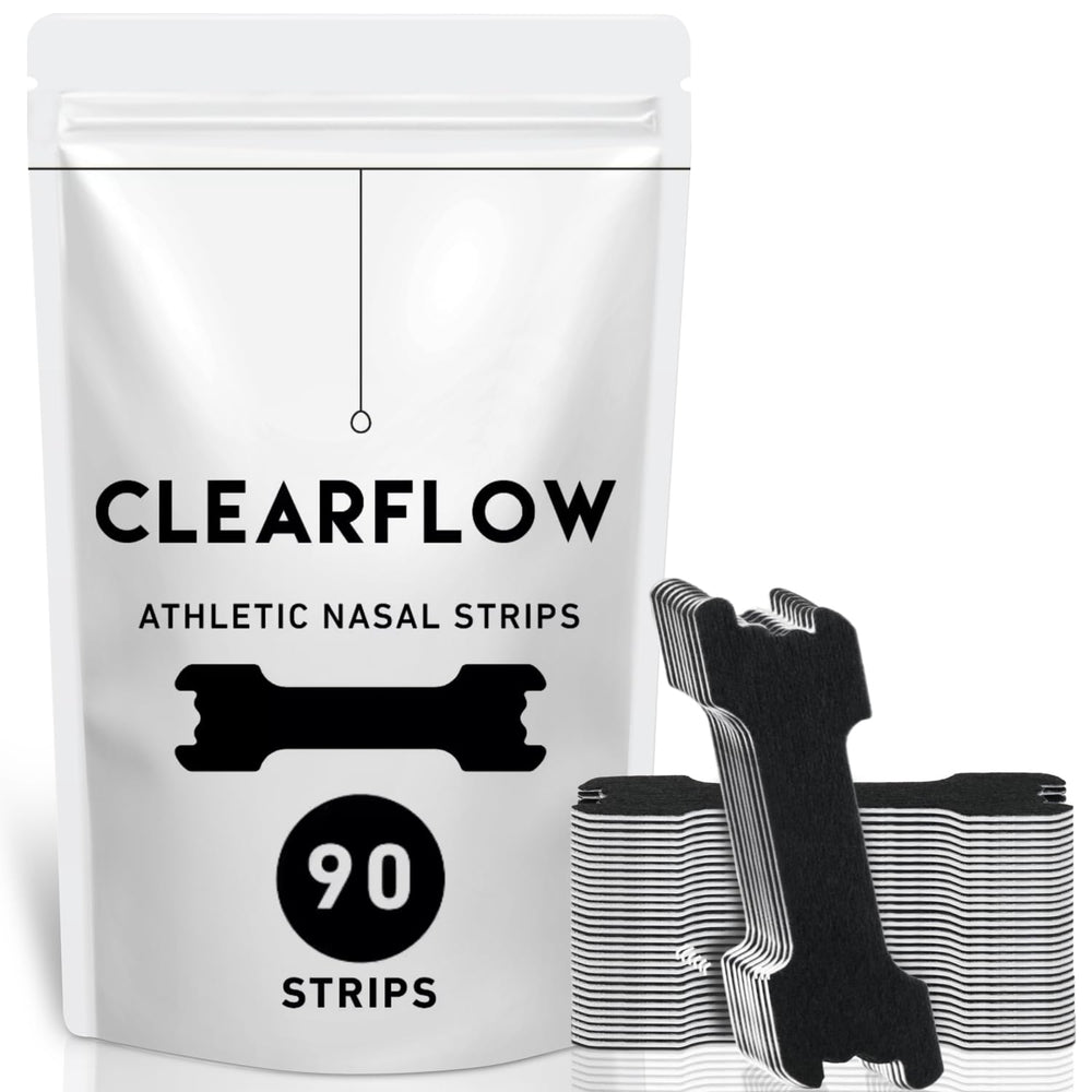 Lepac Performance Nose Strips wide body on nose improve airflow for better sleep.