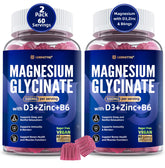 Lerinettia magnesium glycinate bottle with high-absorption formula for daily relaxation.