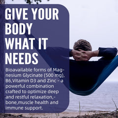 Lerinettia time-release formula – steady magnesium through the night for calm evenings.