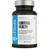 LES Labs Cortisol Health bottle front with stress support label