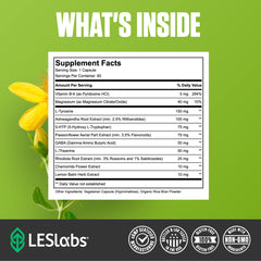 LES Labs Mood Boost box packaging reflects premium aesthetic and trust.