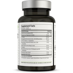 LES Labs Mood Boost capsules close-up highlighting natural ingredients for calm mood.