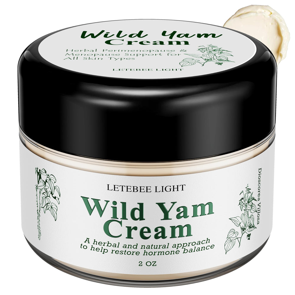 Letebee Light Wild Yam Cream bottle for daily use and skin-friendly support