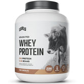 Levels grass-fed whey protein powder tub, high-protein source for workouts