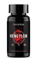 Leviathan Nutrition Hemo Flow bottle with capsules for daily use