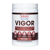 Leviathan Wellness Vigor front label showing stimulant-free nitric oxide support for workouts
