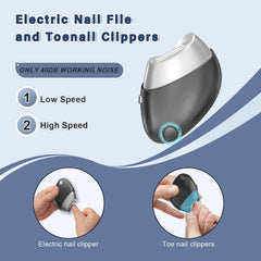 LE.VOLIFE nail scraps storage compartment keeps surfaces clean