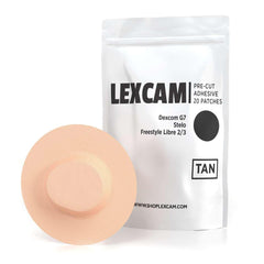 Lexcam Dexcom Stelo patch providing secure attachment during workouts