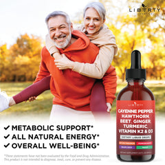 Liberty Lifestyle Beetroot Powder Drops jar showing earthy color blend