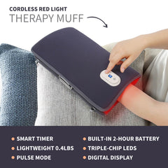 licinwing red-light therapy glove side view, compact design