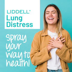 Dose being dispensed from Liddell Lung Distress for quick relief.