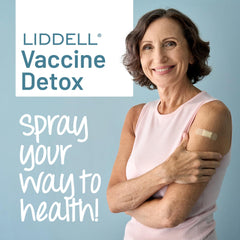 Liddell Vaccine Detox USA label indicating quality and USA production