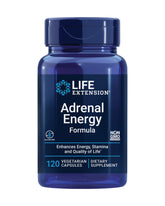 Life Extension Adrenal Energy Formula bottle front for daily stress support