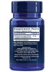 Life Extension Bifido GI Balance capsules in bottle demonstrating vegetarian formula.