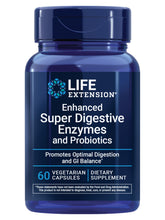 Life Extension Enhanced Super Digestive Enzymes bottle promotes digestive comfort.