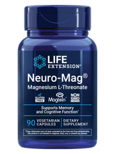 Life Extension Neuro-Mag bottle front view for daily memory support