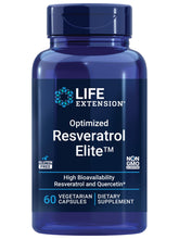 Life Extension Optimized Resveratrol Elite bottle front supports healthy aging