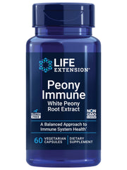 Life Extension Peony Immune bottle with 60 capsules for balanced immune support