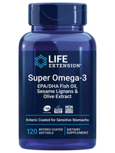 Life Extension Super Omega-3 bottle with lemon flavor for daily heart and brain support