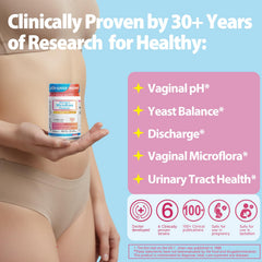 Life-Space Probiotic for Women packaging front highlighting six targeted strains
