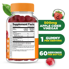 Lifeable ACV gummies for kids closeup highlighting kid-friendly flavor and digestion support.