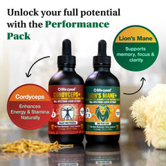 Life Cykel dropper dispensing potent mushroom tincture for quick absorption and clarity.