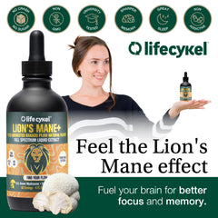 Life Cykel double extraction process emphasizes potency and absorption.