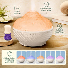 Lifelines Cloud Ultrasonic Diffuser with 300ml capacity for long use