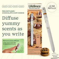Lifelines Pen Diffuser aroma a galleta con chocolate para tinta y escritura