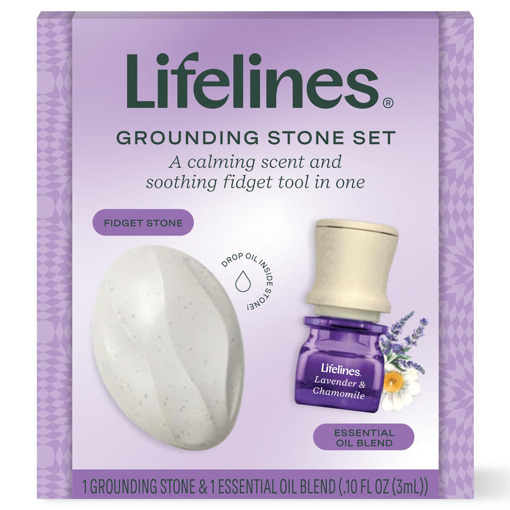 Lifelines piedra estabilizante en caja regalo para calmar la mente y concentrarse