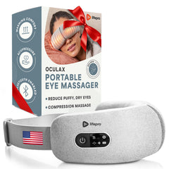 LifePro eye massager with heat and vibration for home relaxation